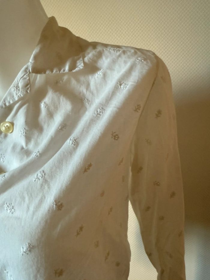 Blouse blanche en très bon état taille 1 Claudie pierlot - photo numéro 4