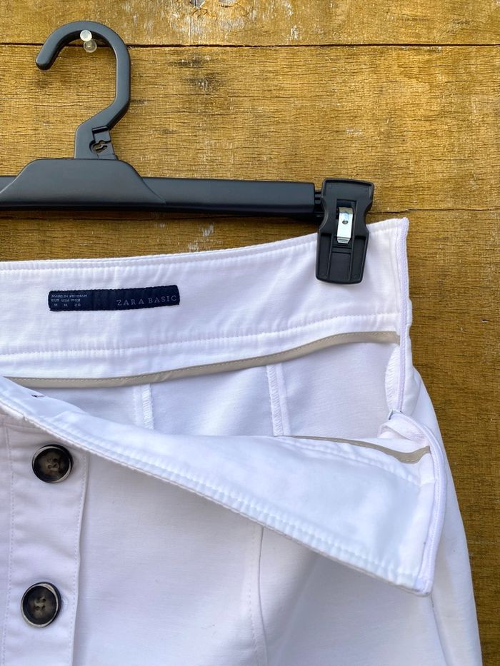 Jupe tailleur blanche zara - photo numéro 2