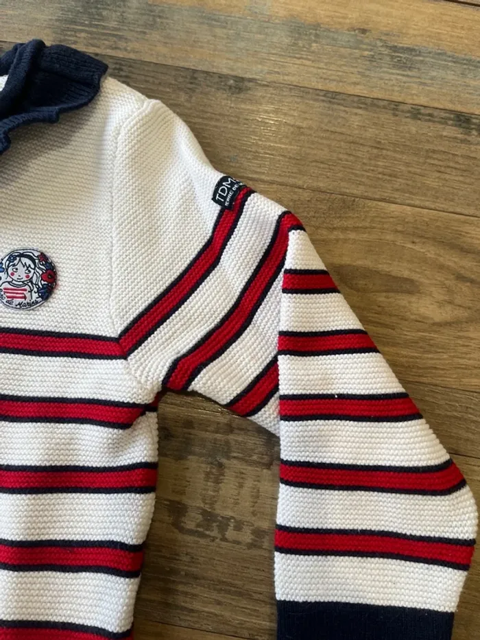 Pull maille rayé Terre de marins - photo numéro 4