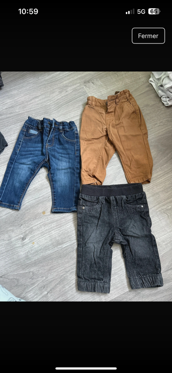 Lot de 3 jeans 