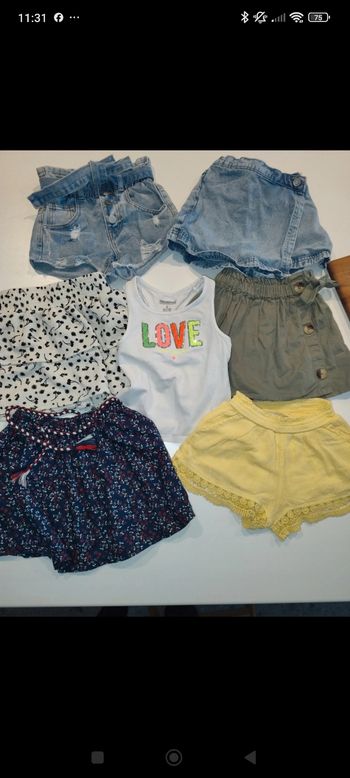 Lot fille été 4 ans