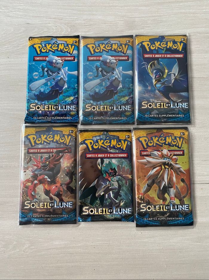 Boosters Pokémon Soleil et Lune de base