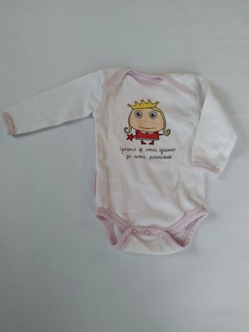 bodie body manches longues quand je serais grande fille 3 mois