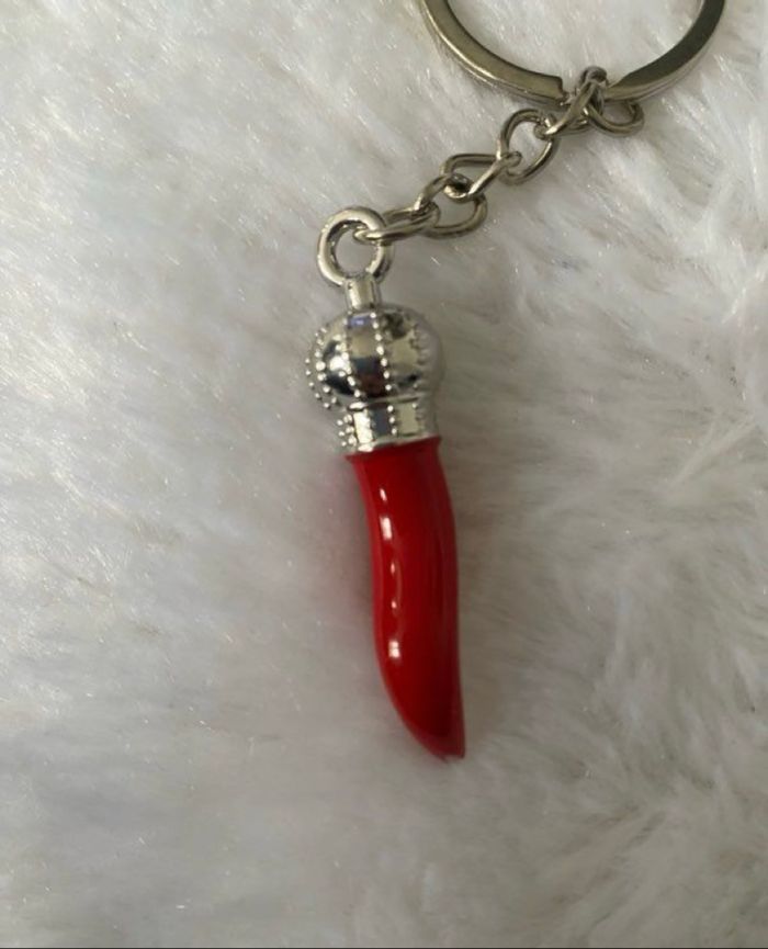 Porte clés piment corne - photo numéro 2