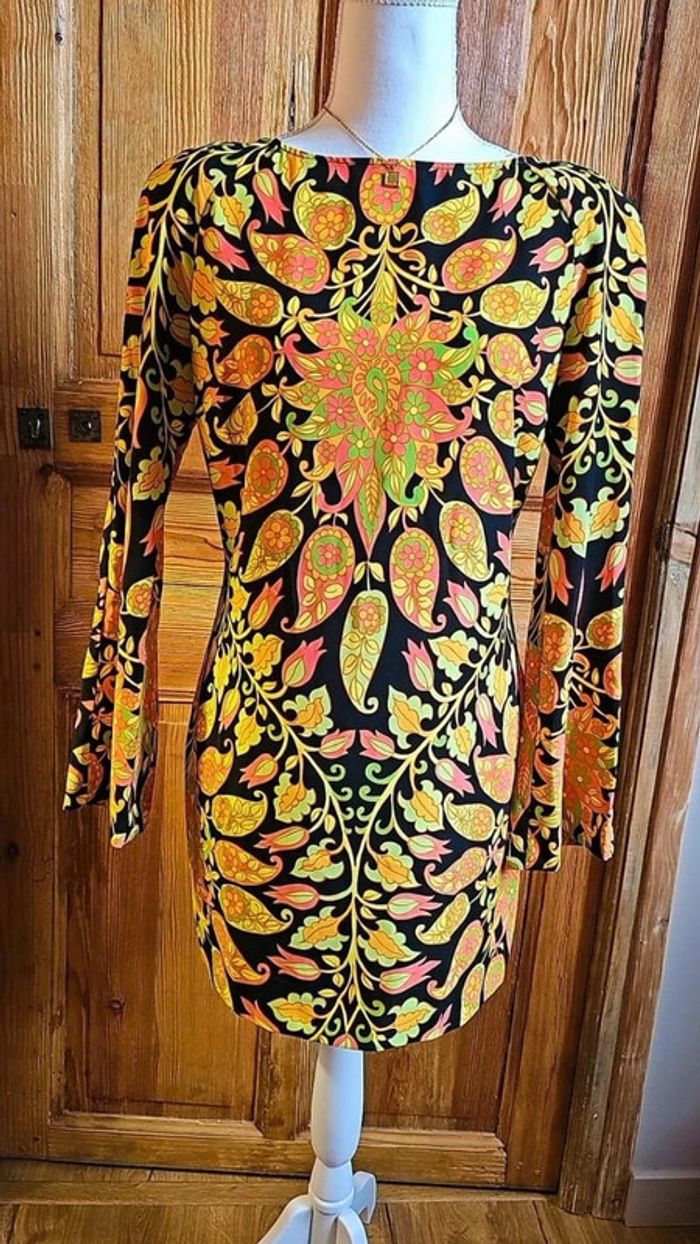 Robe courte dos nu Zara esprit 70s