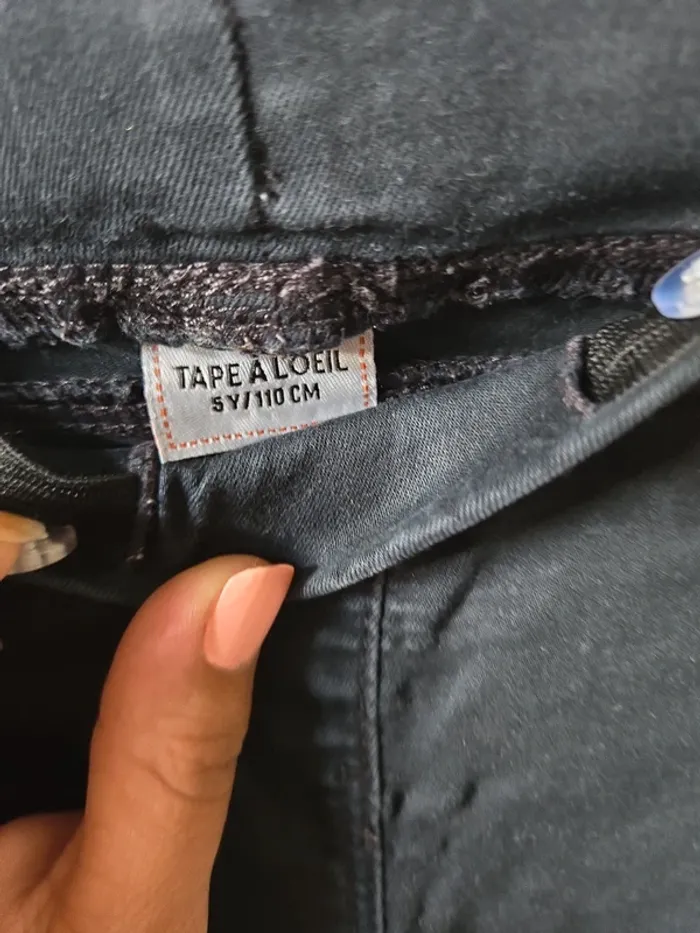 Pantalon slim fille taille 5ans tape à l'œil - photo numéro 2