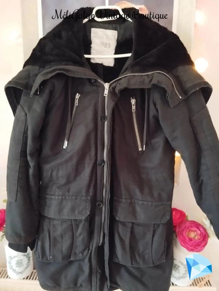 💞Parka Noire Doublée Fausse Fourrure Zadig & Voltaire T36/38💞 - photo numéro 15