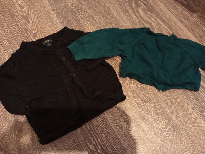 Veste 3 mois noir et verte