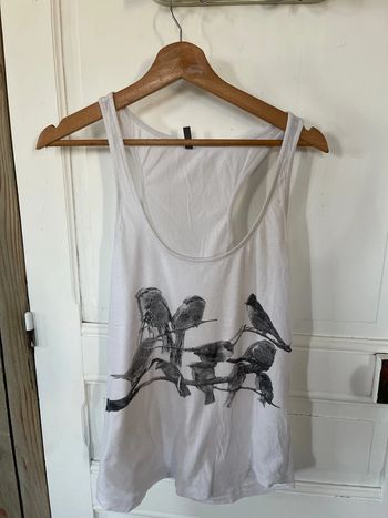 Débardeur naf naf motif oiseaux