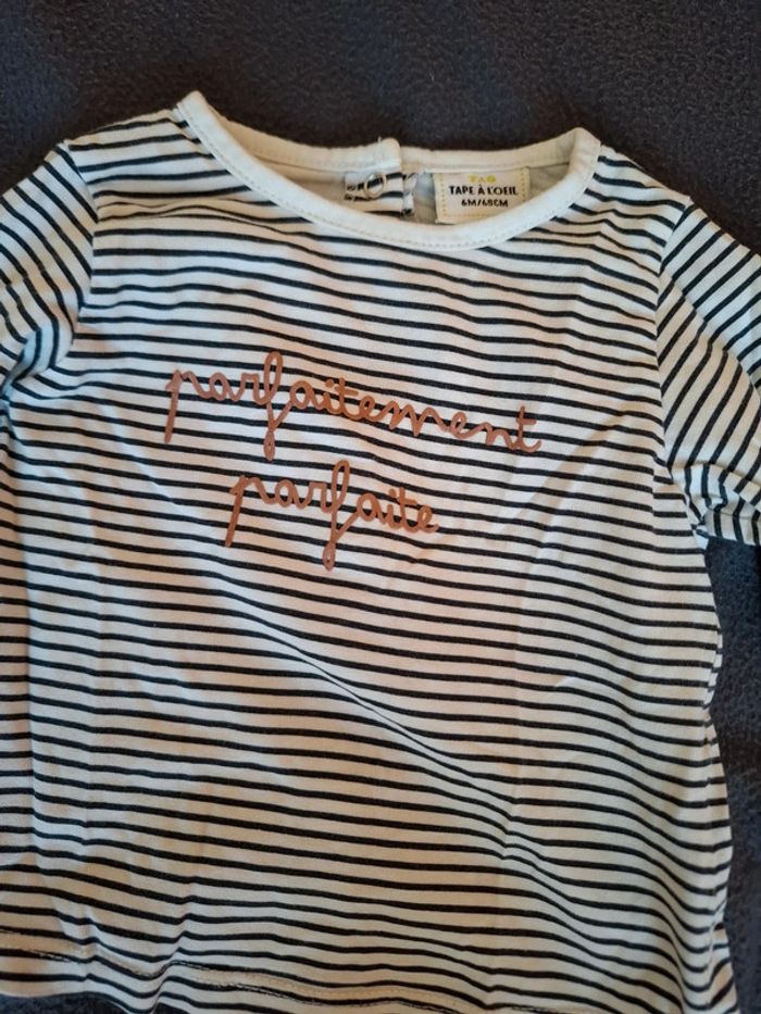 Tee-shirt manche longue bébé - photo numéro 2