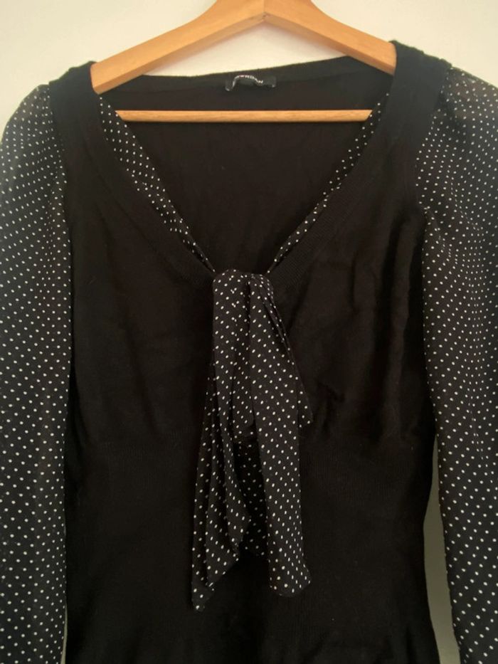 Blouse à manche longue Morgan noir - photo numéro 2