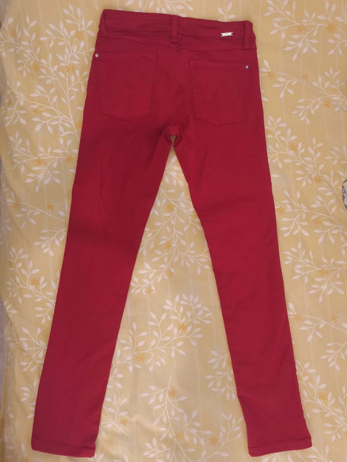 Pantalon Zara Z1975 Femme Taille 36 Rouge - photo numéro 4