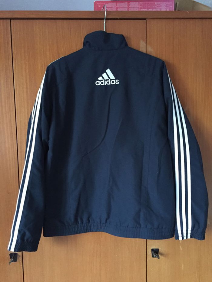 Veste de survêtement Adidas bleu marine Taille 14A - photo numéro 2