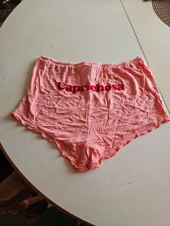 Short de pyjama rose