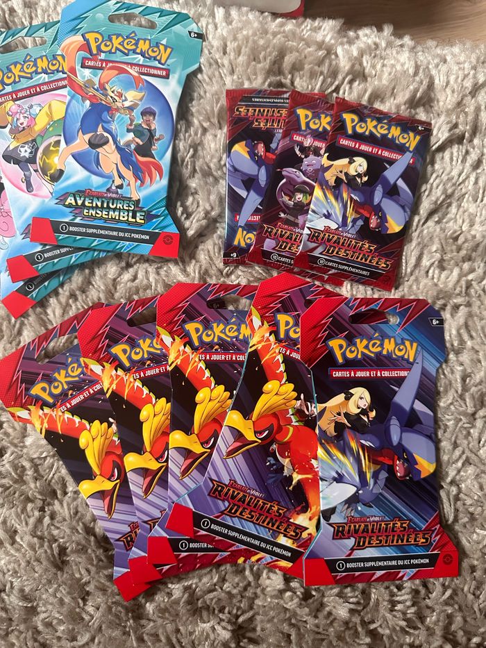 Gros lot de 11 boosters Pokémon français - photo numéro 2