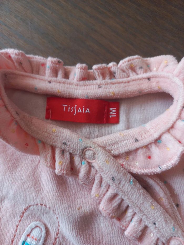 Pyjama rose lapin Tissaia 1mois - photo numéro 4