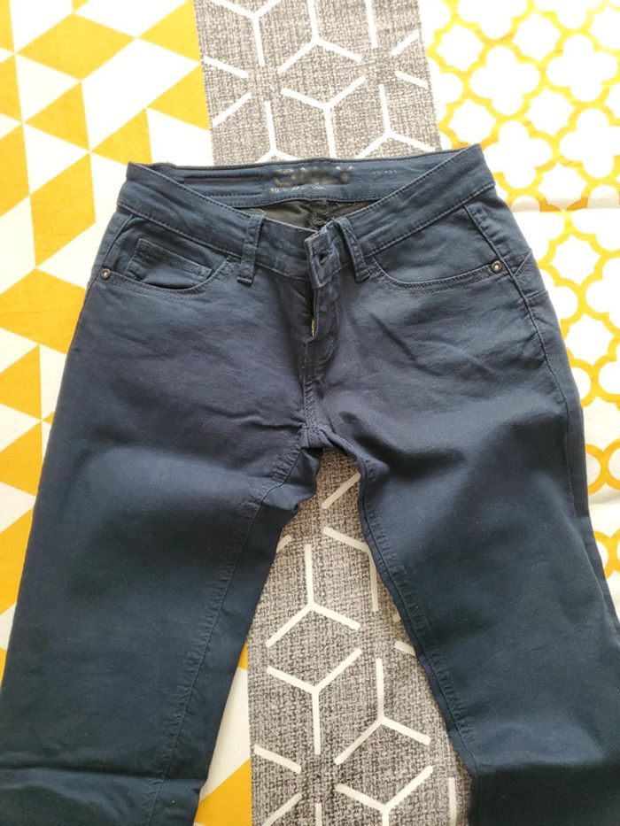 Jean fin taille basse - photo numéro 3