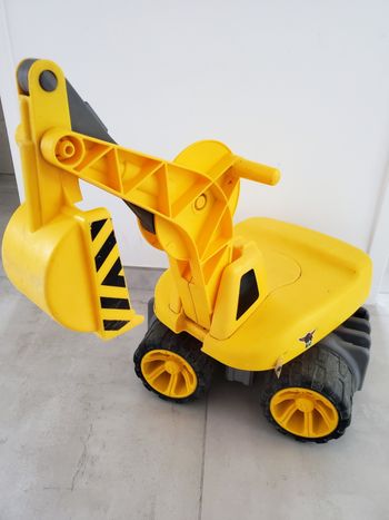 Tractopelle pelleteuse  engin de chantier jouet