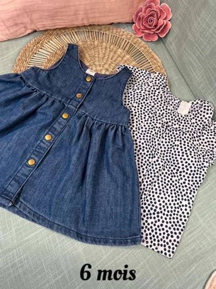 Ensemble 4-6 mois 68 cm h&m - photo numéro 3