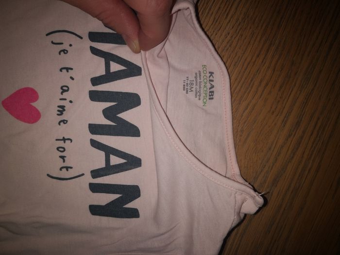 T-shirt manches courtes 18 mois - photo numéro 2
