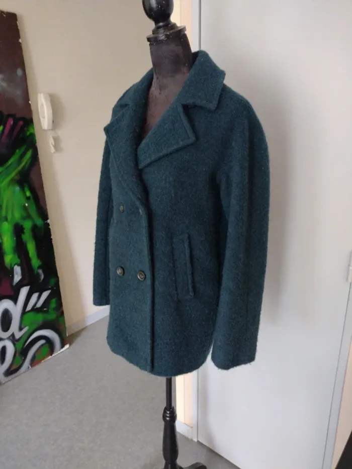 Manteau Caroll laine & alpaga taille 36 – Excellent état - photo numéro 3