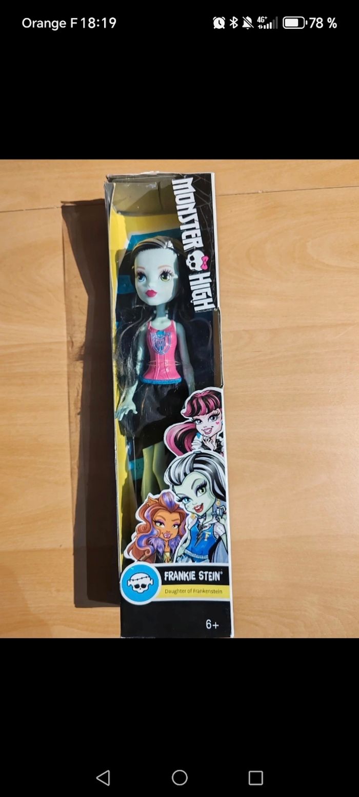 🧌 Monster High Frankie How do you Boo 2016 – Neuve en boîte