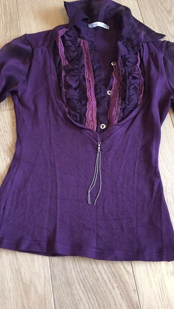 Chemisier habiller violet