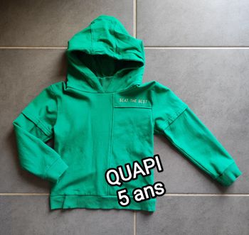 Sweat à capuche Quapi 5 ans