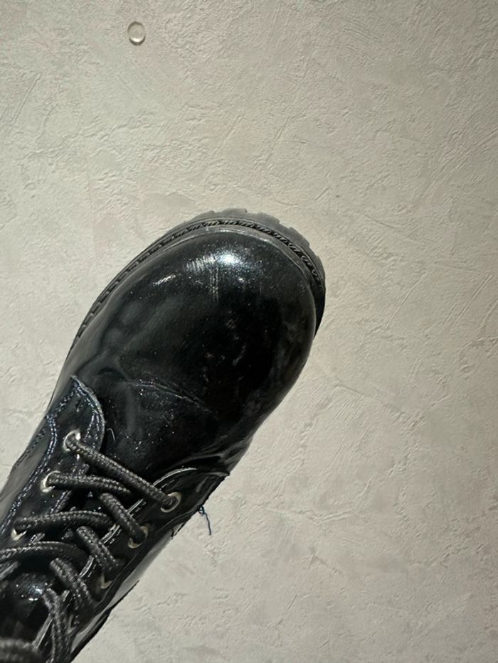 Paire de bottines vernis taille 32 - photo numéro 6