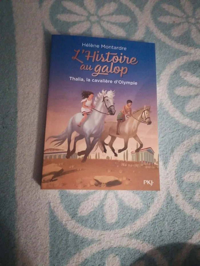 Livre neuf L'histoire au galop Pkj.