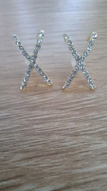 Clous d'oreilles forme X