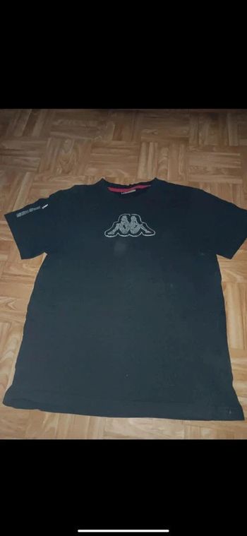 T-shirt noir kappa garçon taille Large (taille 15-16 ans je pense) vintage