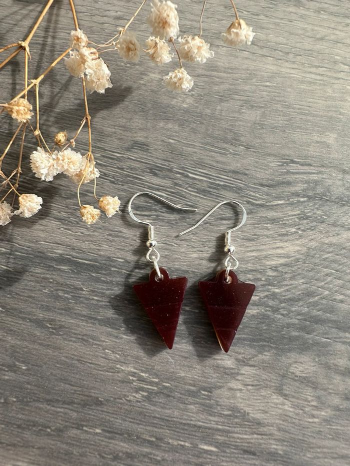 Boucles d'oreilles triangle