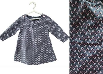 12 mois bébé fille robe manche longue obaibi okaidi