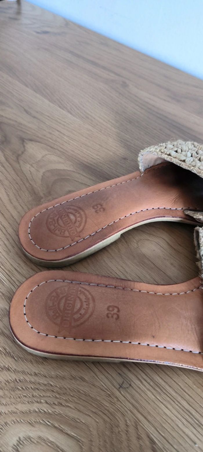 Sandales été très tendance cuire véritable - photo numéro 4