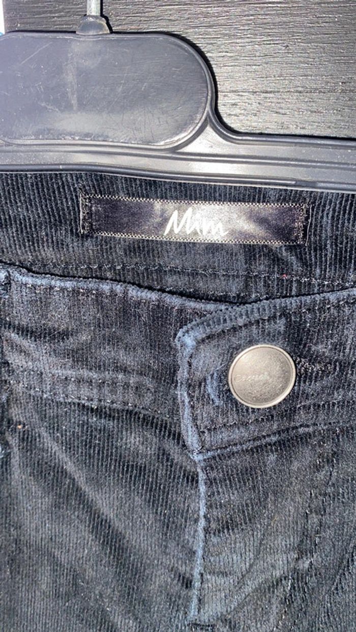 Pantalon velours noir Mim 36 - photo numéro 2