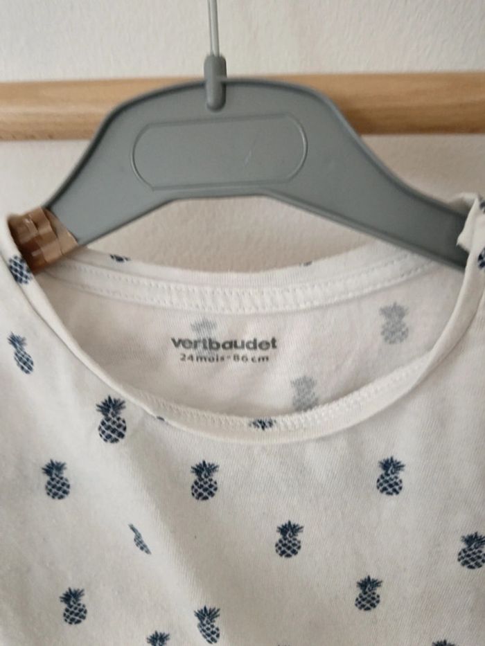 T-shirt vertbaudet ananas - photo numéro 4
