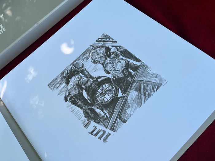 Deux dossiers uniques de dessins originaux au crayon – Michel Lecomte - photo numéro 9