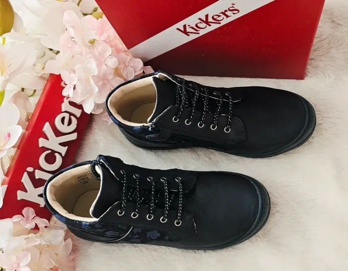 Bottes Bottines Cuir Kickers T33 - photo numéro 3