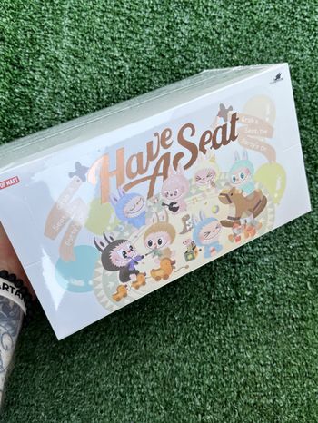 Pop mart : The monsters - have a seat vinyl plush blind whole set box