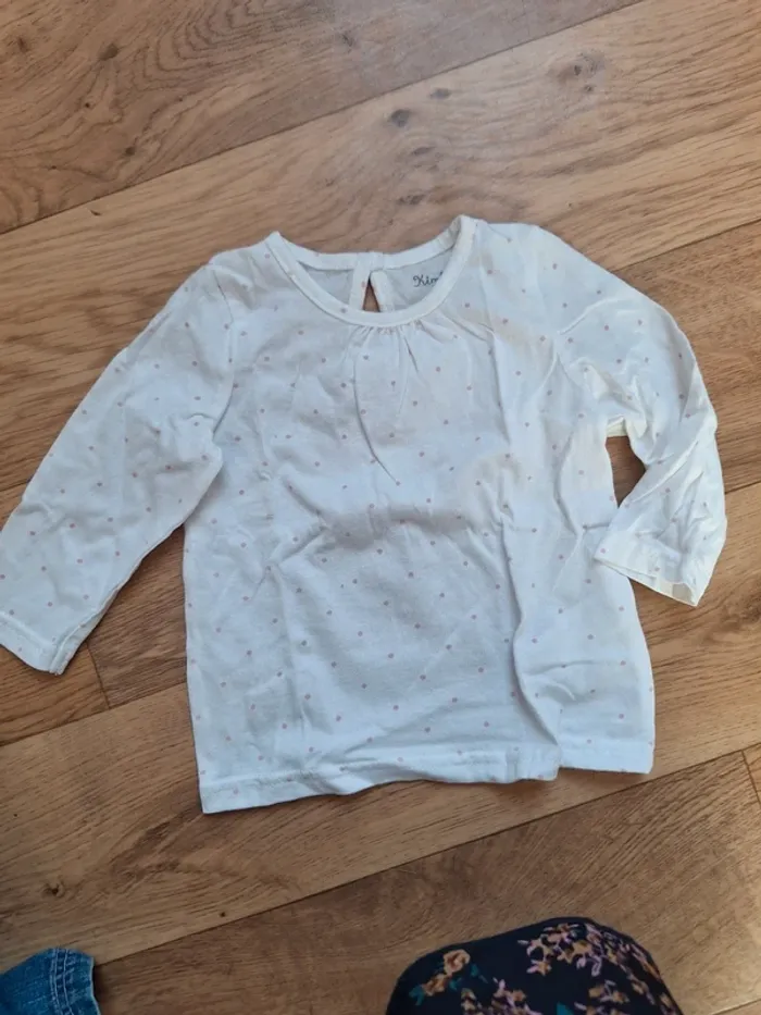 Ensemble t-shirt et jean fille en 6mois - photo numéro 6