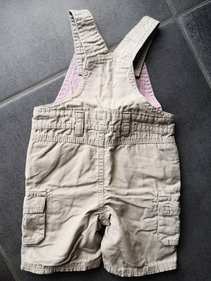 Salopette short garçon 6 mois - photo numéro 2