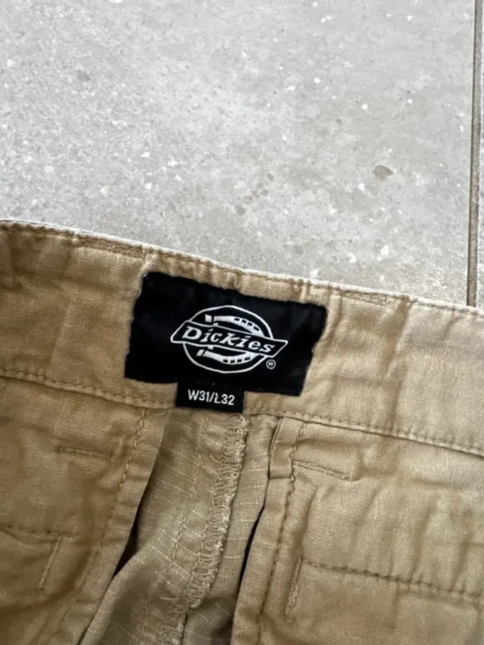 Pantalon beige Dickies, taille W31/L32, bon état, 41x98cm - photo numéro 3