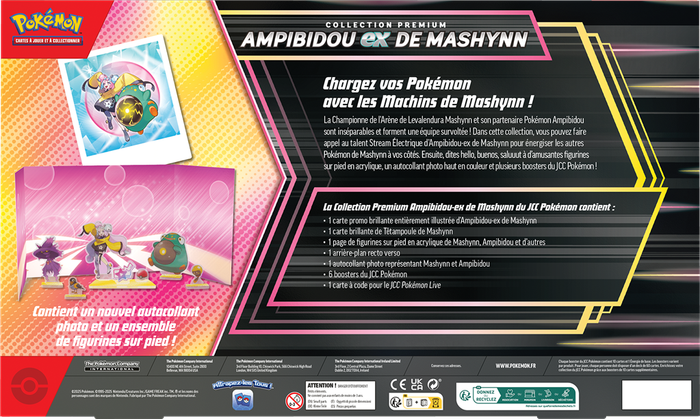 Pokémon Coffret Collection Premium Ampibidou Ex De Mashynn Neuf FR Scellé - photo numéro 2