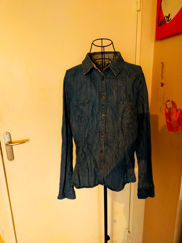 Jolie chemise imitation jean # rentrée - photo numéro 2