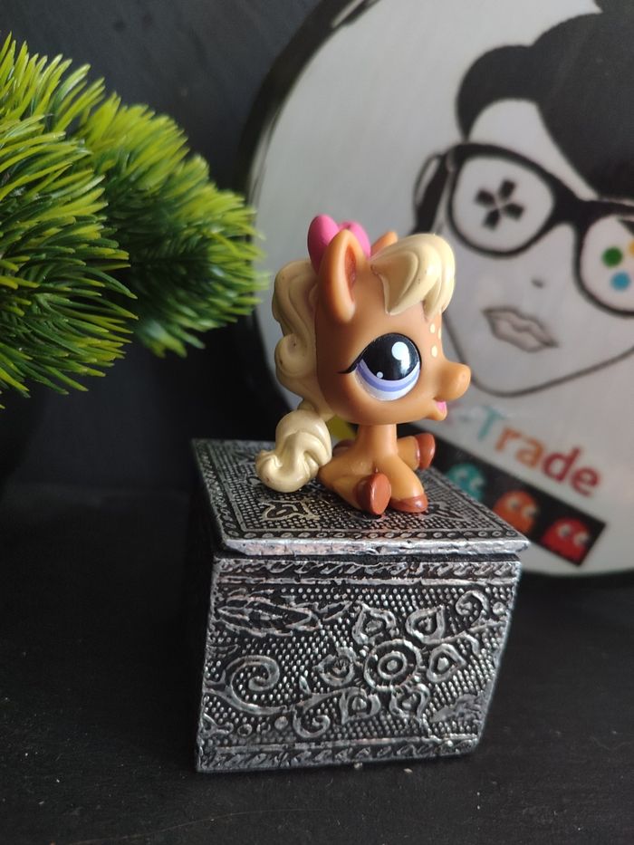 lps00873 My Littlest Petshop Pet Shop LPS Hasbro cheval Horse 1879 - photo numéro 3