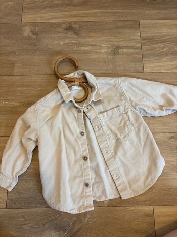Chemise velours Zara 9-12 mois 80 cm