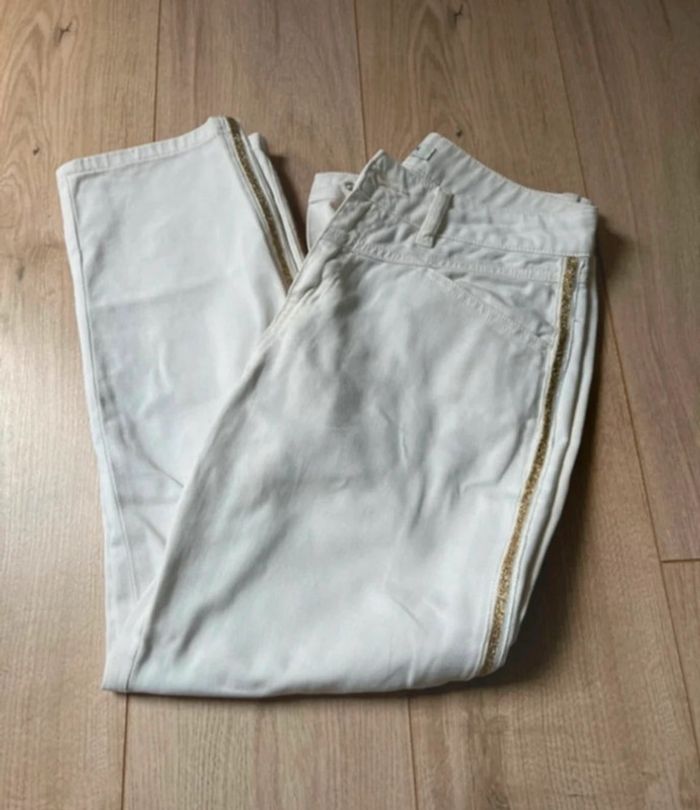 Pantalon blanc Morgan
