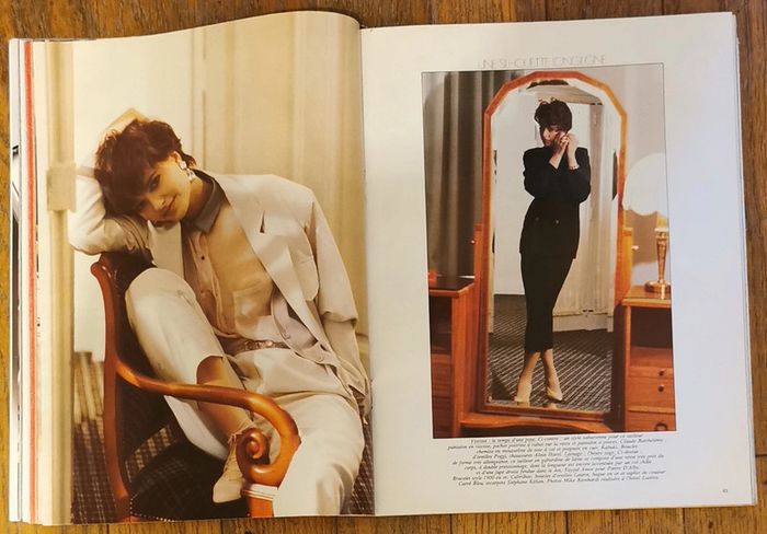 Ancien magazine Madame figaro Mireille Mathieu 1985 N°12603 vintage - photo numéro 12