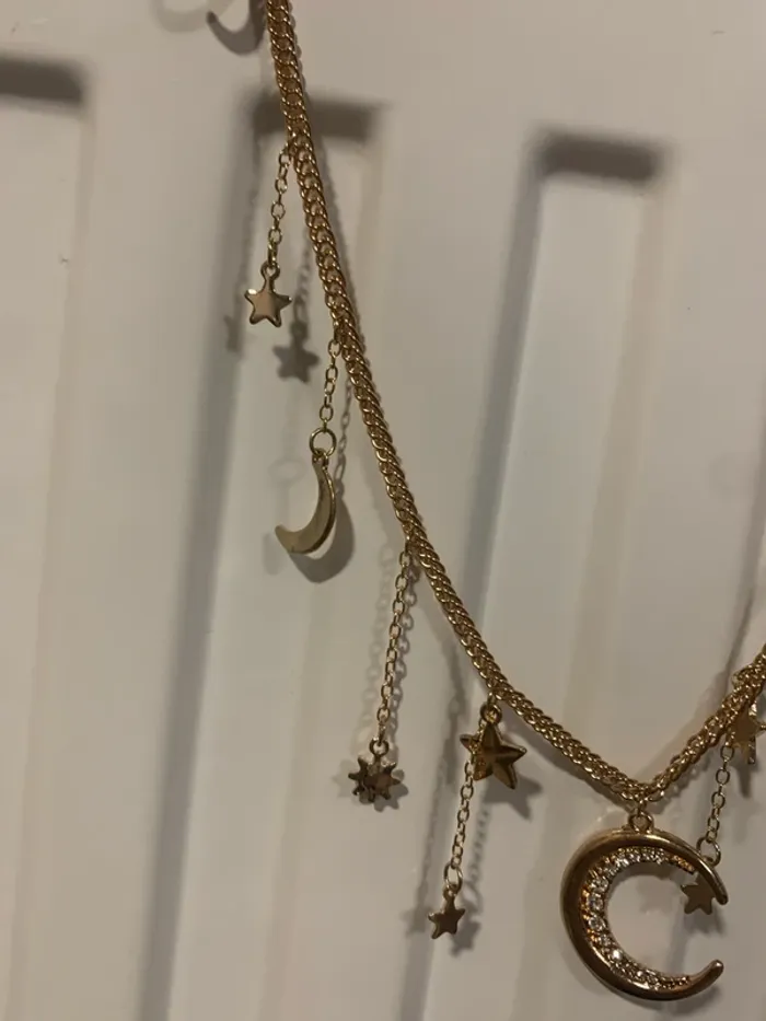 collier acier inoxydable doré - photo numéro 3